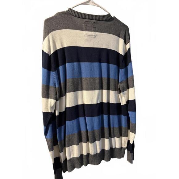 Old Navy Men's Large Striped Cotton Sweater - Picture 5 of 5